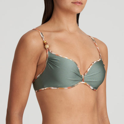 Marie Jo Swim CRETE padded bikini top heartshape in Inca Gold