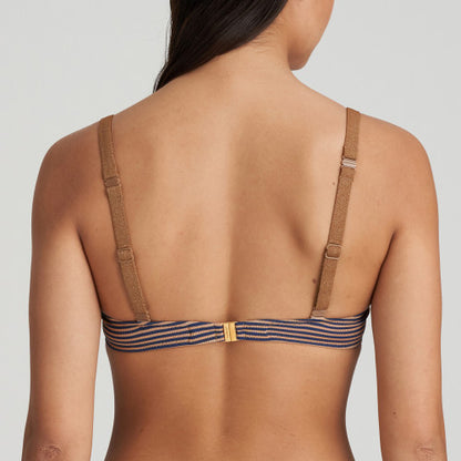 Marie Jo Swim SATURNA padded bikini top heartshape in Ocean Bronze