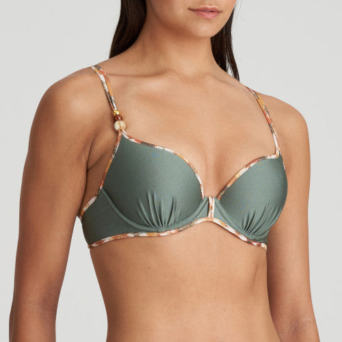 Marie Jo Swim CRETE push up bikini top in Inca Gold