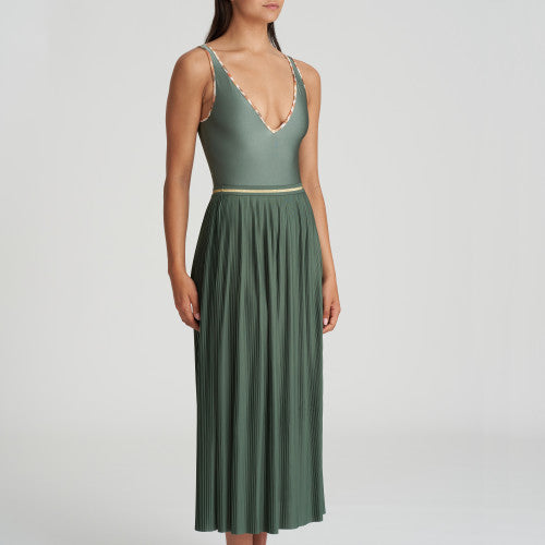 Marie Jo Swim CRETE swimwear stretch skirt in Inca Gold