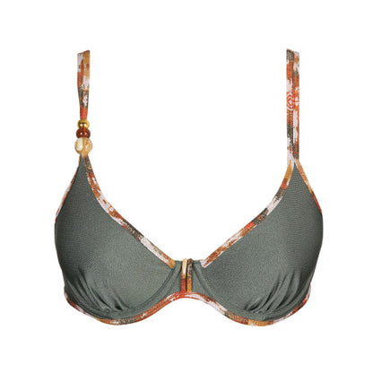 Marie Jo Swim CRETE plunge bikini top in Inca Gold