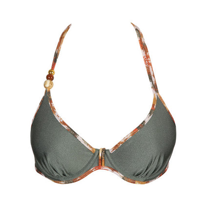 Marie Jo Swim CRETE plunge bikini top in Inca Gold