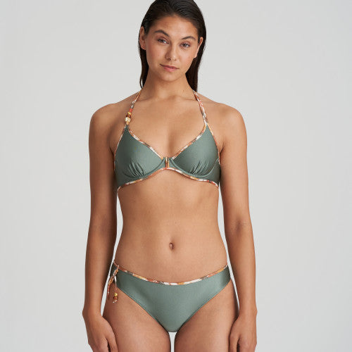 Marie Jo Swim CRETE plunge bikini top in Inca Gold