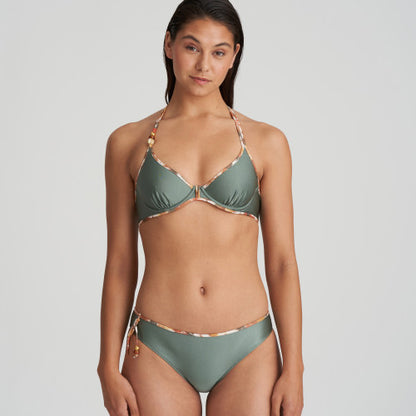 Marie Jo Swim CRETE plunge bikini top in Inca Gold
