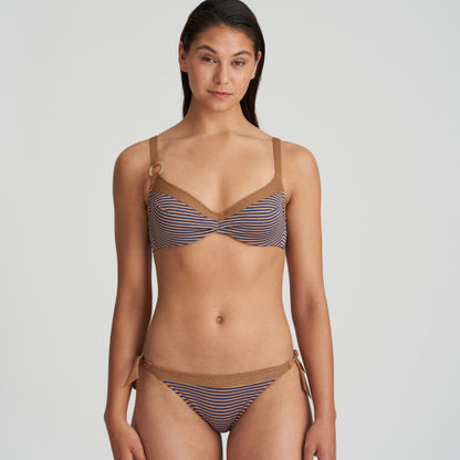 Marie Jo Swim SATURNA full cup bikini top in Ocean Bronze