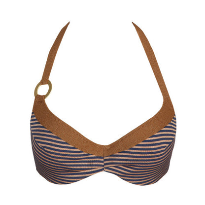 Marie Jo Swim SATURNA full cup bikini top in Ocean Bronze