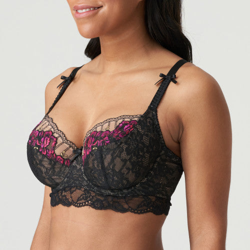 PrimaDonna PLEASANTON balcony bra tulip seam in black