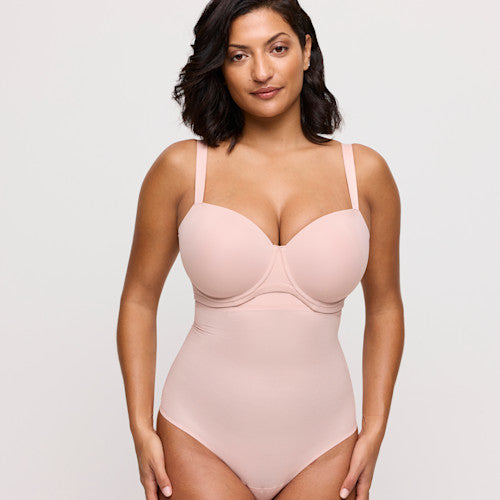 Primadonna Figuras Smoothing Thong in Powder Rose