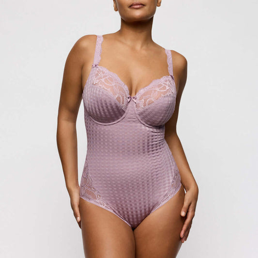 Primadonna Madison in Soft Sand Body, comfy non-padded bodysuit with stylish design and elegant neutral color.