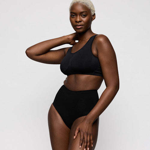 black shapewear high briefs - Primadonna Nudda