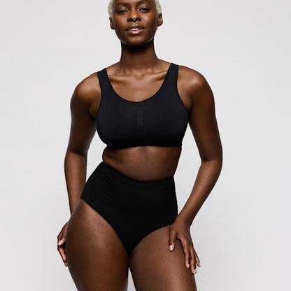 black shapewear high briefs - Primadonna Nudda