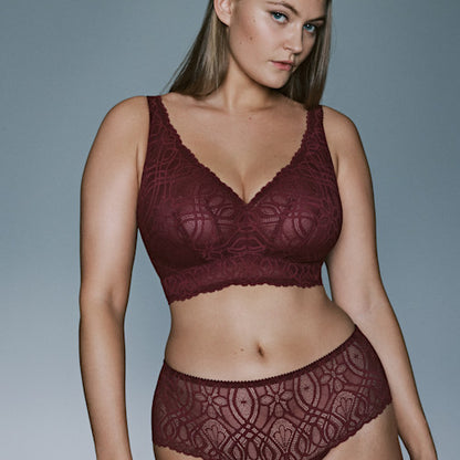 Primadonna SALERNO bralette in evening red