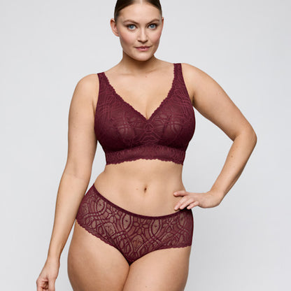 Primadonna SALERNO bralette in evening red