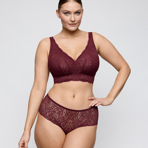 Primadonna SALERNO luxury thong in evening red