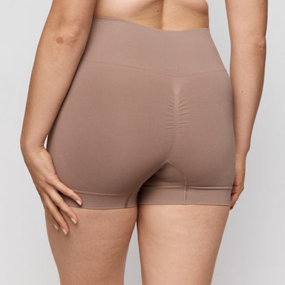 Primadonna NUDDA shapewear shorts in ginger - booty lifting shorts showing a smooth fit and natural lift from the back.