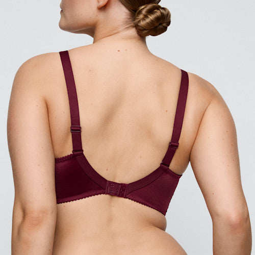 Primadonna SALERNO half padded plunge bra in evening red