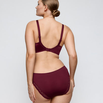 Primadonna SALERNO half padded plunge bra in evening red
