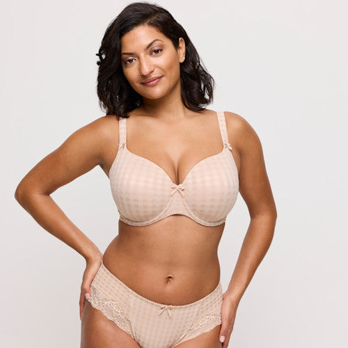 Primadonna Madison Padded Bra - heart Shape in Caffe Latte
