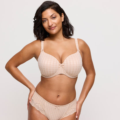 Primadonna Madison Padded Bra - heart Shape in Caffe Latte
