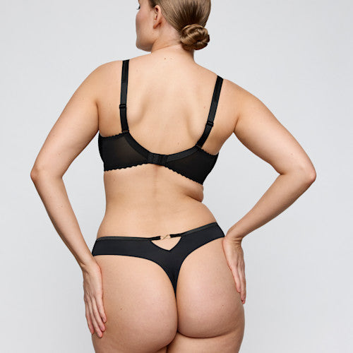 Primadonna JOKKO half padded plunge bra in black