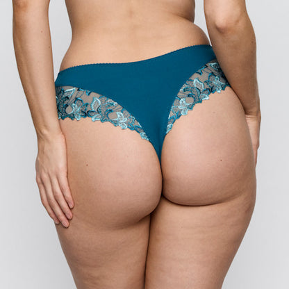 Primadonna DEAUVILLE luxury thong in peacock
