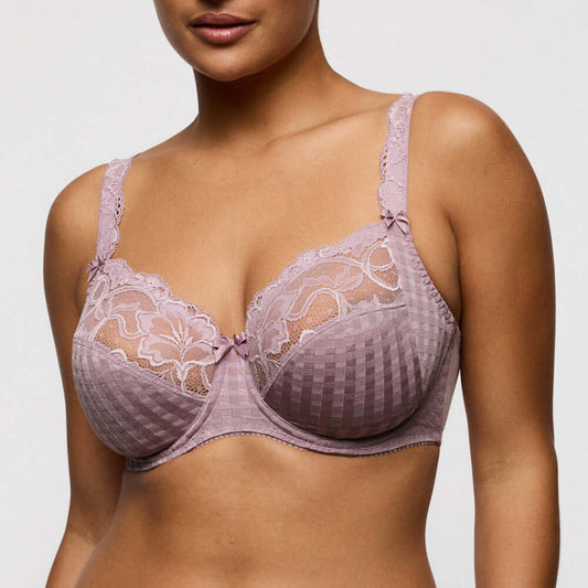 Primadonna Madison Full Cup Wire Bra in Soft Sand featuring a stylish design and comfy non-padded structure.
