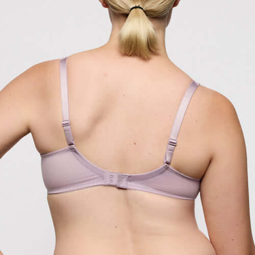 Primadonna Madison Non Padded Full Cup Seamless Bra in Soft Sand - back view showcasing elegant design.