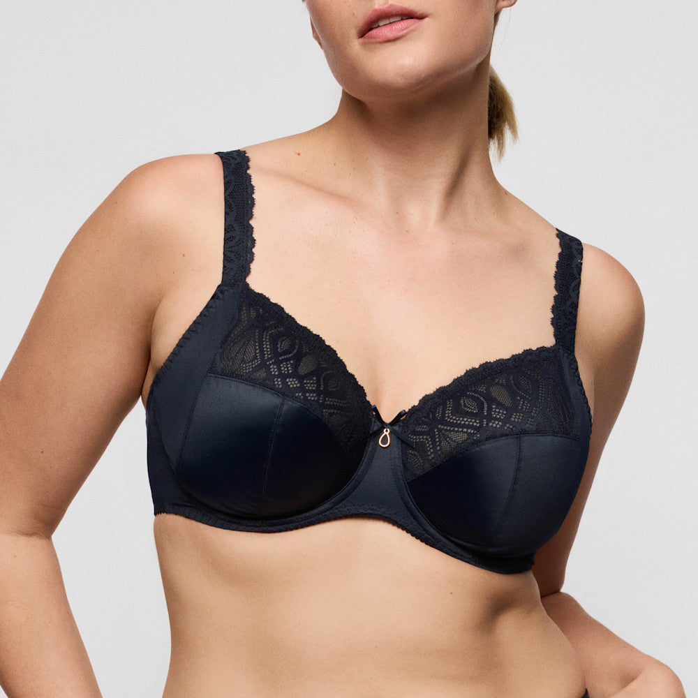 Primadonna Salerno full cup wire bra in Midnight blue B - H