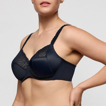 Primadonna Salerno full cup wire bra in Midnight blue B - H