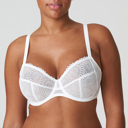 Primadonna Sophora Full Cup wire Bra in White