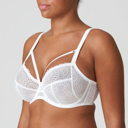 Primadonna Sophora Full Cup wire Bra in White