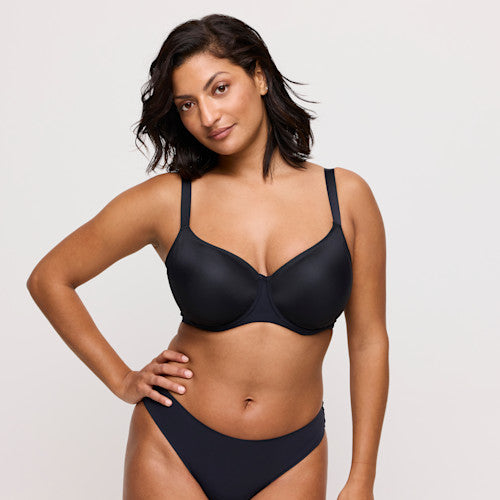 Primadonna Figuras Thong in Charcoal