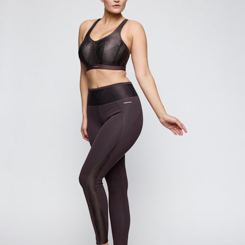 Primadonna Sport THE GAME padded sports bra in Smokey taupe