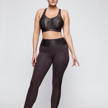 Primadonna Sport THE GAME padded sports bra in Smokey taupe