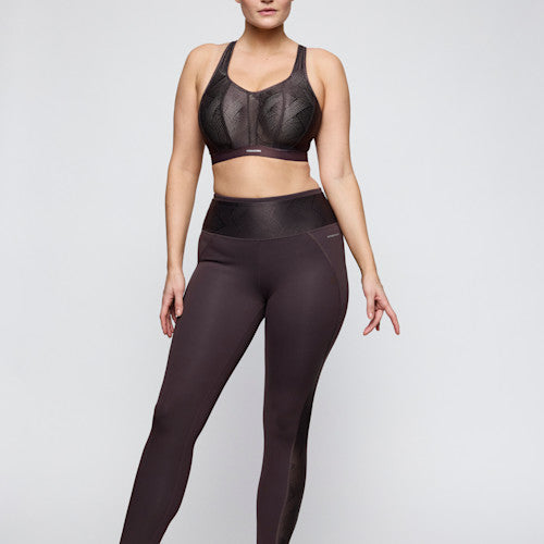 Primadonna Sport THE GAME padded sports bra in Smokey taupe