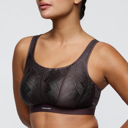 Primadonna Sport THE GAME sports bra wireless in Smokey taupe