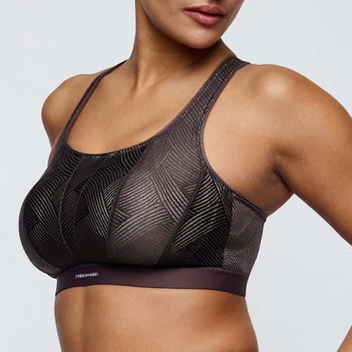 Primadonna Sport THE GAME sports bra wireless in Smokey taupe