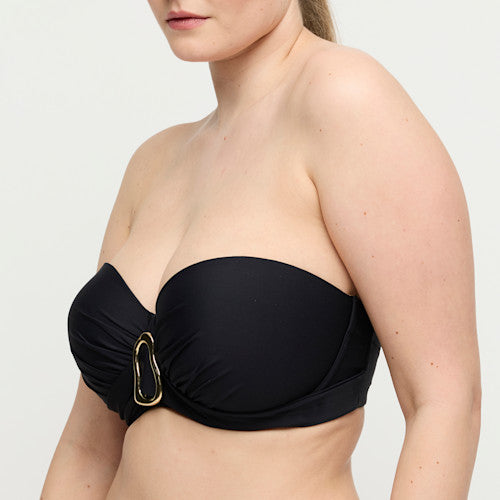 Primadonna Swim Uvita Strapless in Black