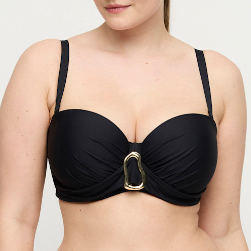 Primadonna Swim Uvita Strapless in Black