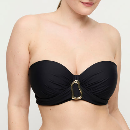 Primadonna Swim Uvita Strapless in Black