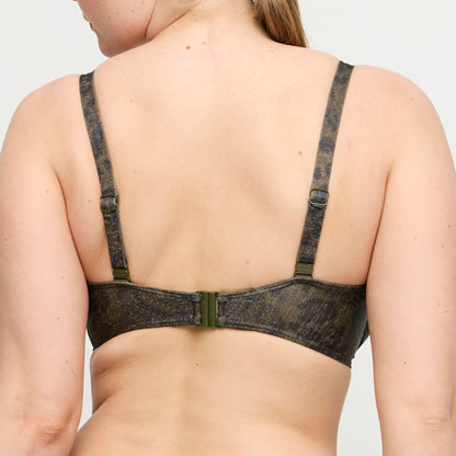 Primadonna Swim Ratjada Full Cup Bikini Top in Jungle Jaguar