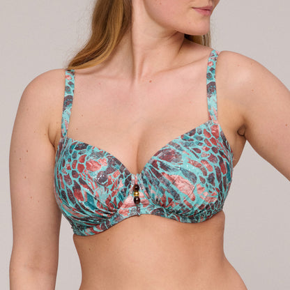 Primadonna RIYAD Turquoise Seas full cup bikini top