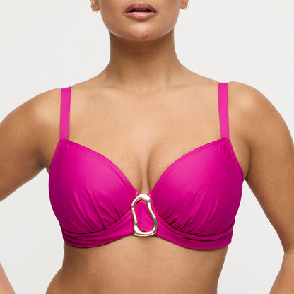 Primadonna Swim Uvita full cup bra in Magenta