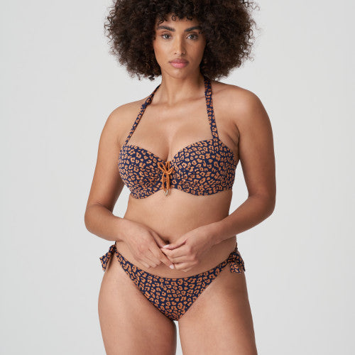 PrimaDonna Swim PUNTA RATA padded balcony bikini top in Water Blue