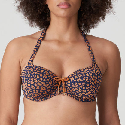 PrimaDonna Swim PUNTA RATA full cup bikini top in Water Blue