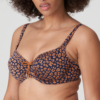 PrimaDonna Swim PUNTA RATA full cup bikini top in Water Blue