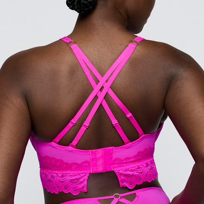 Primadonna Twist DEAR NIGHT plunge bra in Influencer Pink