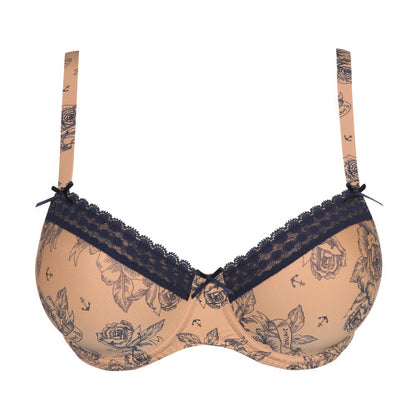 PrimaDonna Twist MATAMA padded balcony bra in light tan