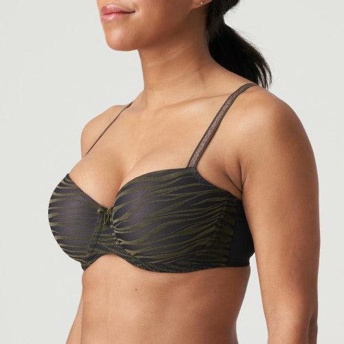 PrimaDonna Twist VERLET padded balcony bra in Dark Woods