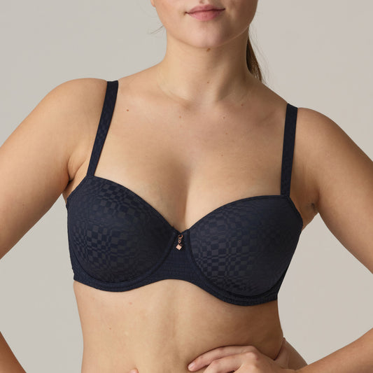 PrimaDonna Twist YELAPA padded balcony bra in Majestic Blue